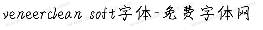 veneerclean soft字体字体转换